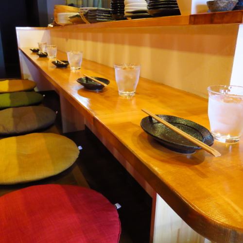 Singles are welcome! Perfect for a date ◎ The counter seats are easy to use for a quick drink.Recommended for those who want to eat and drink delicious food even if it's only for a short time.