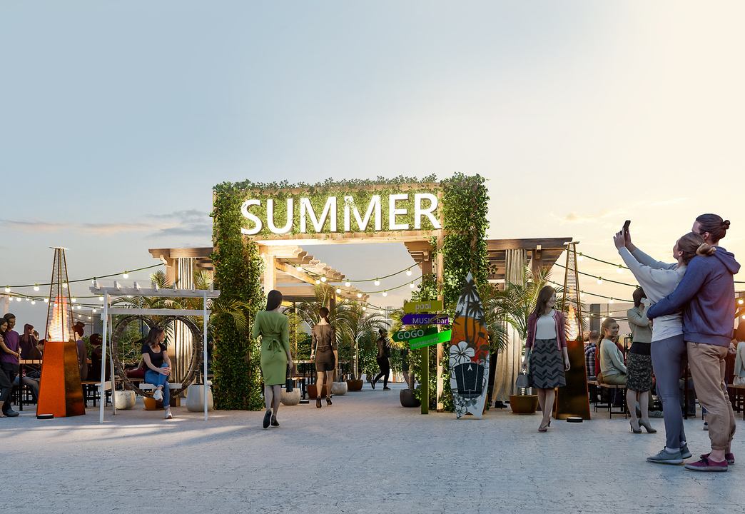 2025年THE SUMMERオープン！パルコ屋上にてバーベキューができるビアガーデンが開催！