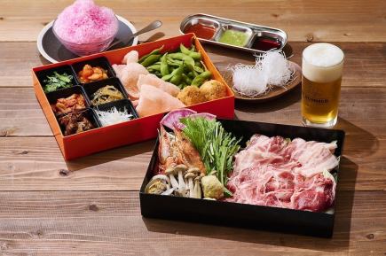 (パーゴラ席)話題沸騰!ムーガタ(タイ風焼きしゃぶ鍋)コース