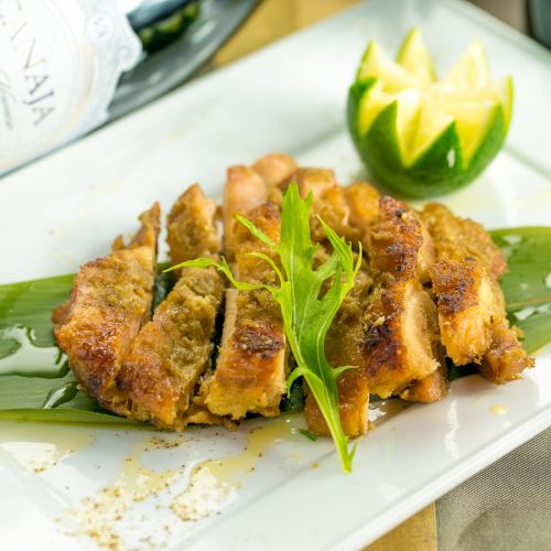 Vietnamese grilled chicken with lemongrass flavor