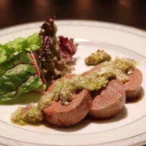 国産牛レバーのコンフィ