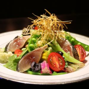 炙りしめ鯖のサラダ　ニース風
