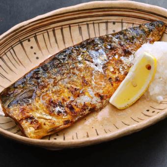 とろ鯖の塩焼き