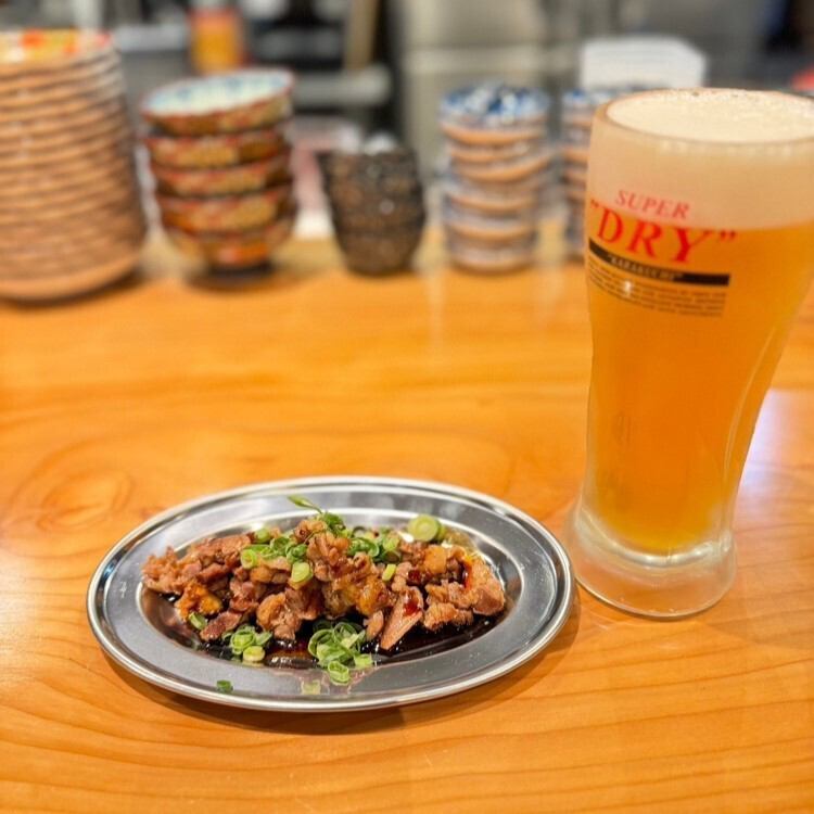 お酒のあてにおすすめの鉄板料理や居酒屋料理と飲み放題が◎
