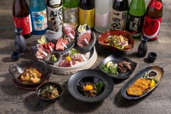 Must-see for event planners! [Saturdays, Sundays, and holidays only] Tuna banquet course with all-you-can-drink plan, 7 dishes in total ◎ 5,500 yen → 5,000 yen (tax included)