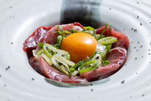 Grilled tuna cheek - sukiyaki style