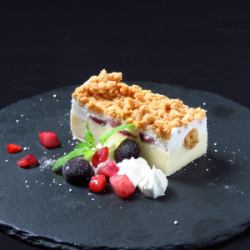 -4℃ crumble cheesecake