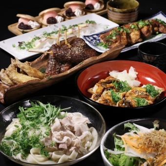 Highly recommended summer party [Enjoy Nagoya cuisine x creative Japanese cuisine] Deluxe all-you-can-drink course 5000 yen ⇒ 4500 yen!
