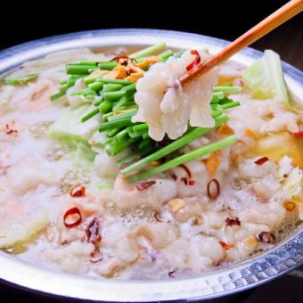 靠近车站 x 火锅派对的选择【牛内脏锅/猪肉涮锅】2小时无限畅饮套餐（含啤酒）5,000日元⇒4,000日元