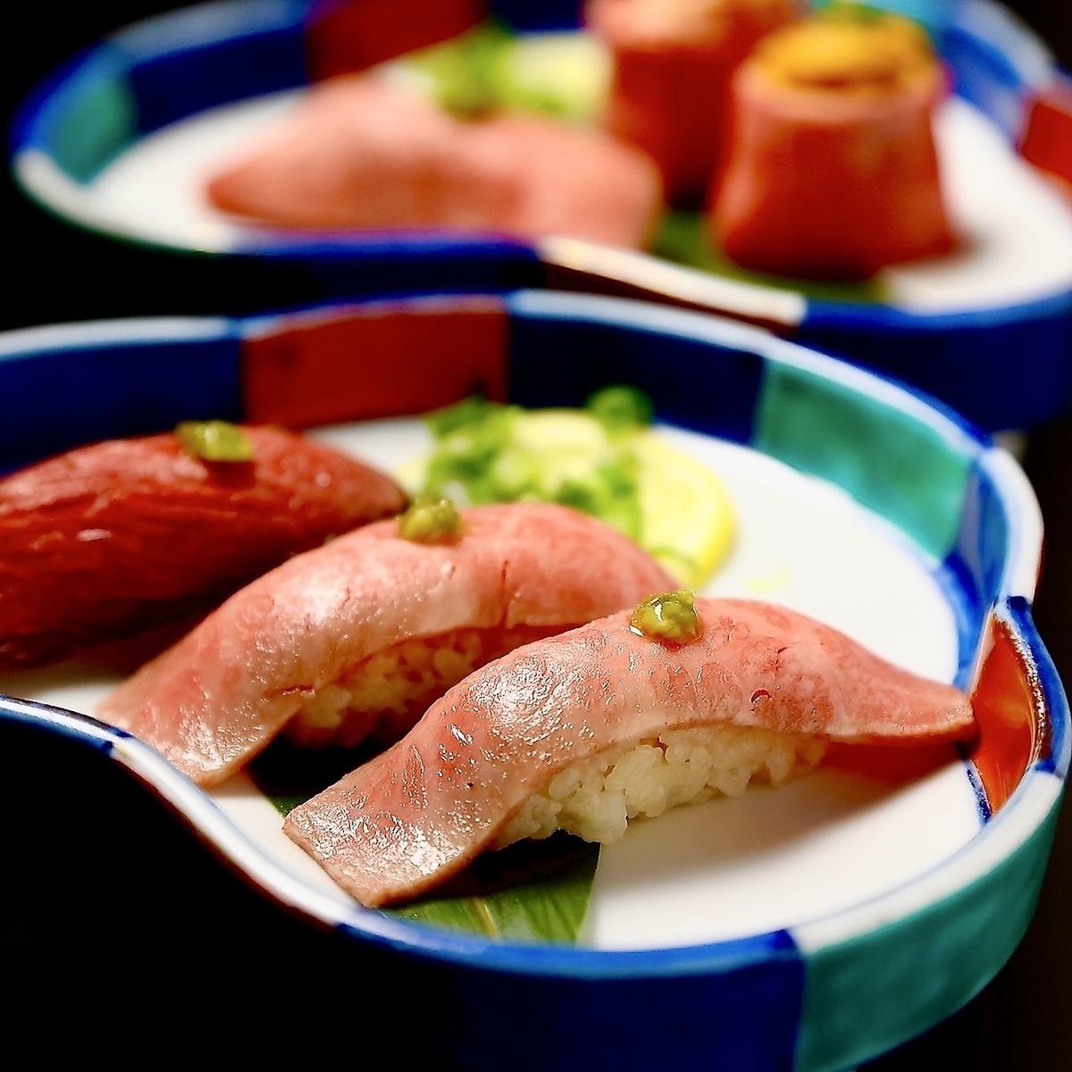 食べ放題が新たに登場！『和牛肉寿司』食べ放題の特別コースです