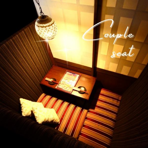 【人数に応じた個室】限定のカップル個室他様々な個室をご用意しております★少人数、中規模、20名様～最大60名様までの大人数にも対応！フロア貸切も承っております。宴会は２０名様から最大６０名様まで対応可能です。お早目のご予約をどうぞ！【会社宴会/最大60名/10名以上の個室/20名以上の個室/歓迎会/貸切/完全個室】