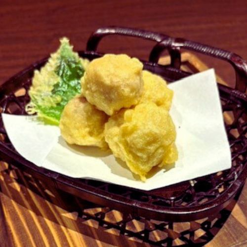 里芋煮っころがし天ぷら