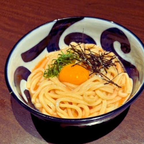 明太釜玉うどん