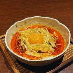 ラー油ネギそば