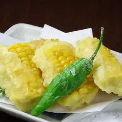Corn tempura