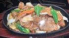 牛肉の鉄板焼き