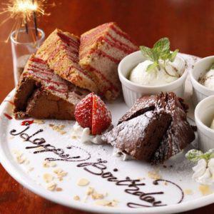 [Anniversary/Birthday] Anniversary course♪ 3,850 yen (tax included) including dessert with message plate