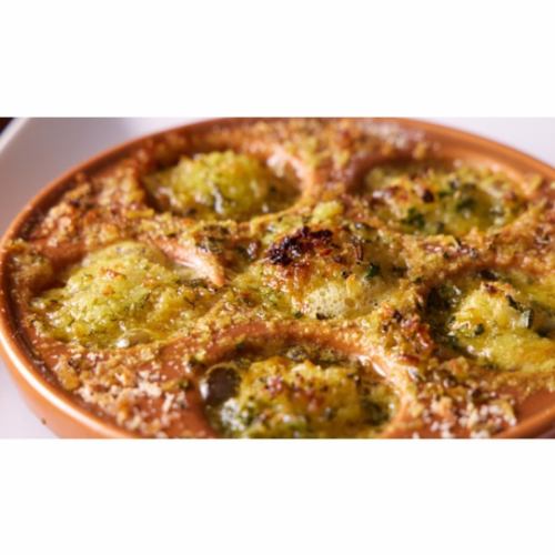 ホタテの香草パン粉焼き