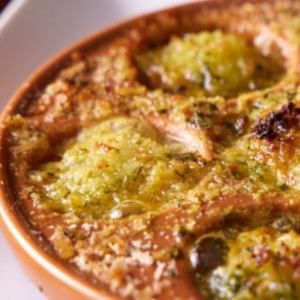 ホタテの香草パン粉焼き