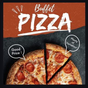 [Authentic Pizza & A La Carte All-You-Can-Eat 3 Hours] 7 types of authentic pizza + 24 types of side dishes