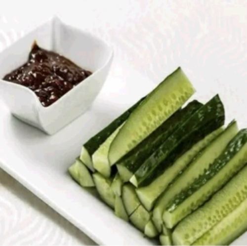 キュウリの甘味噌添え/青龍点醤