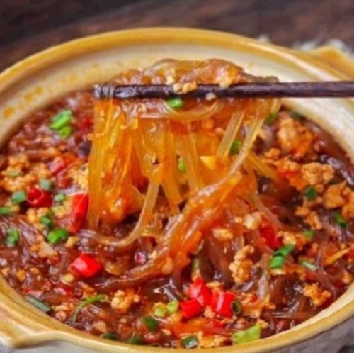 春雨と挽肉土鍋/肉末粉絲保