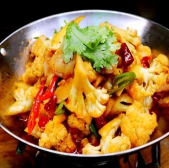 カリフラワーの干鍋/干鍋花菜