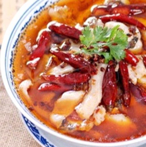 魚のピリ辛仕立て/水煮魚