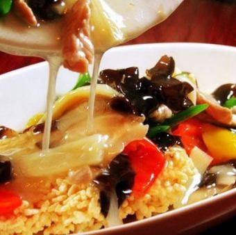 海鮮あんかけおこげ/海鮮鍋巴