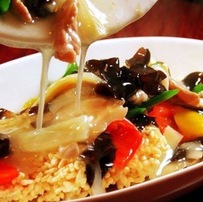 海鮮あんかけおこげ/海鮮鍋巴