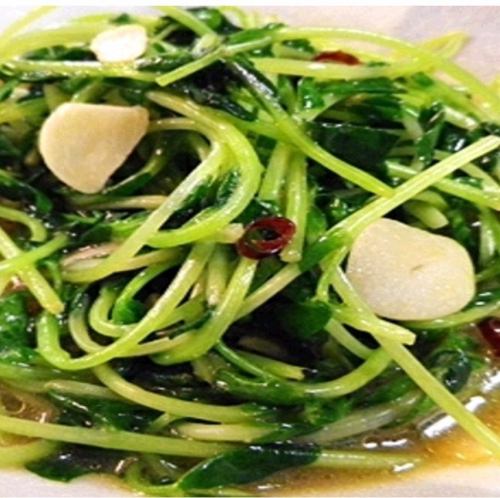 トウミョウ炒め/清炒豆苗