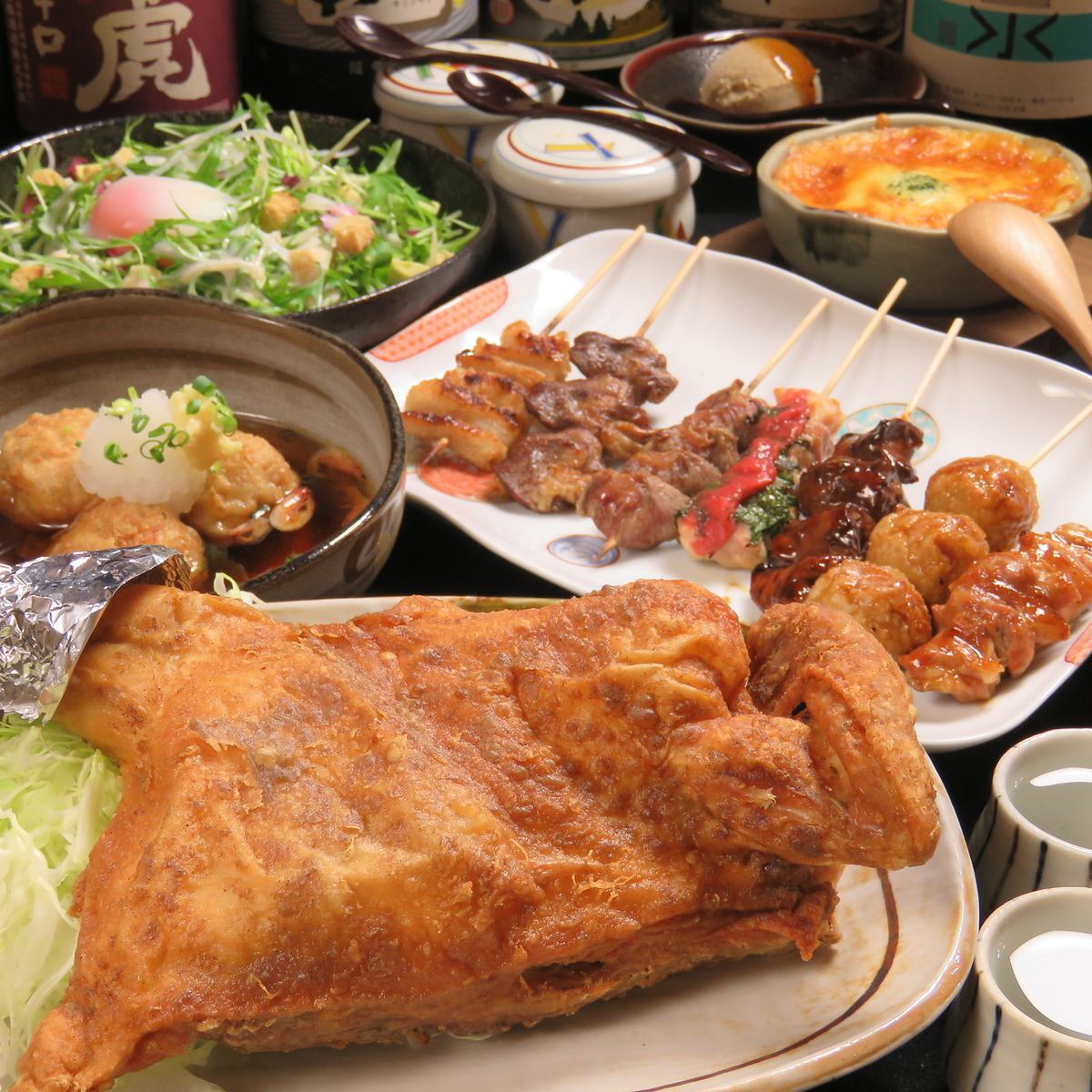 小浦縣西區的受歡迎的酒吧！一旦你吃了一個帶有招牌菜單的半圓炸雞......它已經不見了！