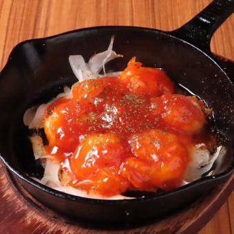 海老のチリソース鉄板