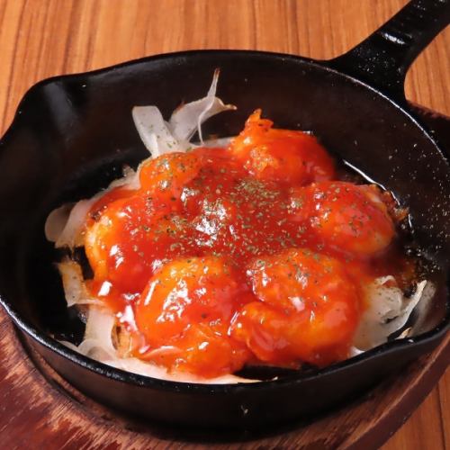 海老のチリソース鉄板