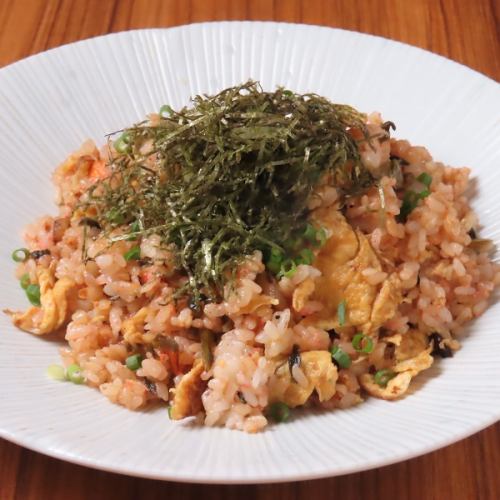 明太高菜たまごチャーハン