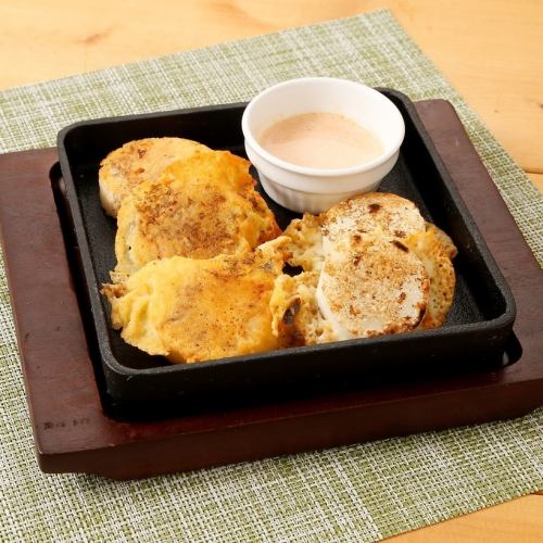 Grilled Chinese yam with cheese