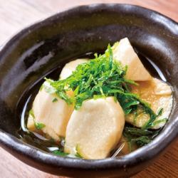 Pickled Chinese yam with red shiso