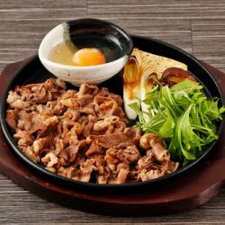 Iron plate beef sukiyaki