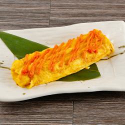 Iron plate egg roll, Mentaiko