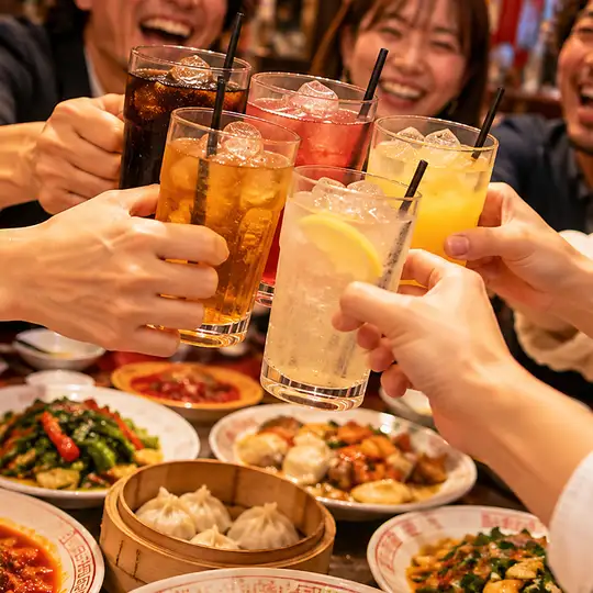 <Perfect for year-end parties> 6 dishes + unlimited soft drinks