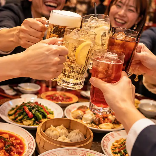 <Perfect for year-end parties> 7 dishes + all-you-can-drink beverages