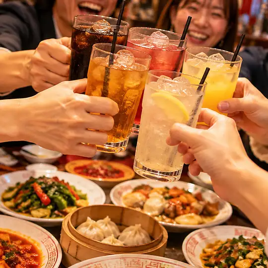 7 dishes + unlimited soft drinks