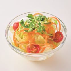 4종 야채의 색채 샐러드