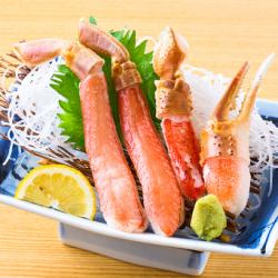 Snow crab sashimi