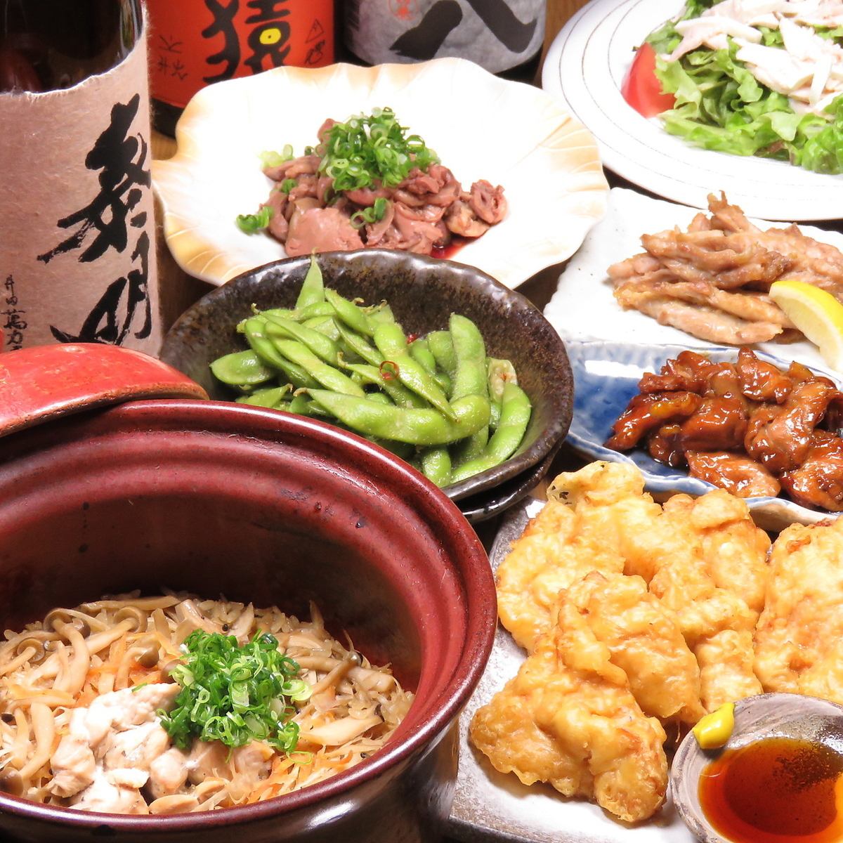 Private room promised for 5 people or more ♪ Popular clay pot course 6000 yen ⇒ 5500 yen!
