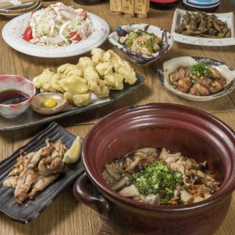二次会利用に是非！【22時限定】飲み放題付き！全6品お手軽4,000円コース