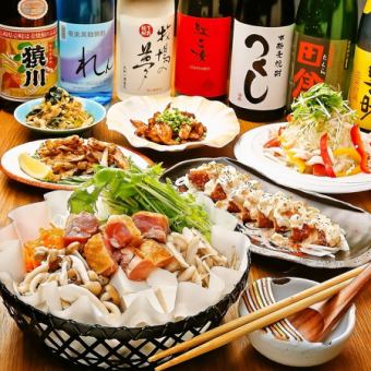 【とり鍋コース】全8品◆飲み放題付◆7000円