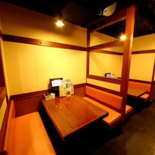 周りを気にせず楽しめるのでお話しにも華が咲きます。