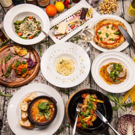 【貸切コース】 歓送迎会や同窓会等に最適　ビュッフェプラン 6,000円