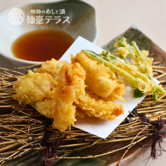 七夕ホヤ天ぷら